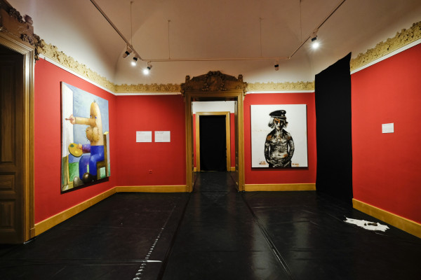 Reprezentačné sály, výstava: Nie som tu, som v Arkádii, 18. 5. – 26. 8. 2018, kurátorka: Mária Janušová, foto: Ján Kekeli 